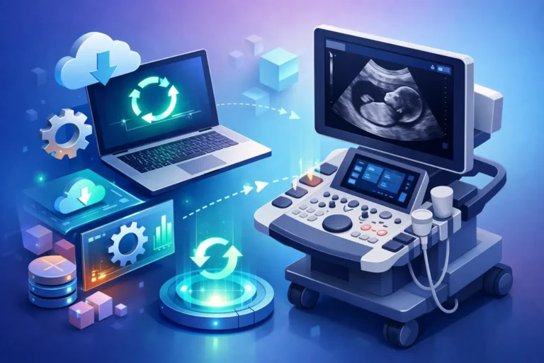 Actualización de software para ecógrafos