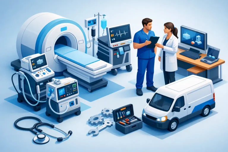 Alquiler de equipos médicos con respaldo técnico