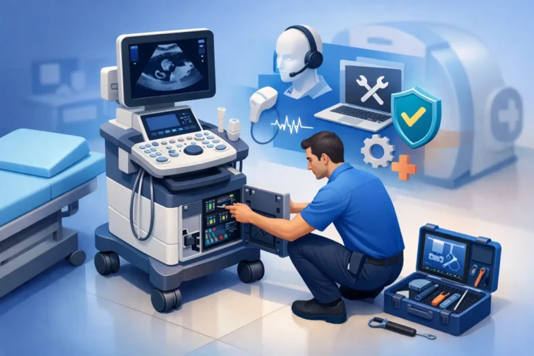 Soporte técnico para ultrasonidos médicos